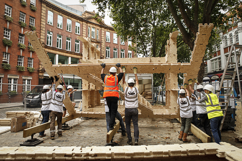 Construction phase for WikiHouse 4.0 © Margaux Carron