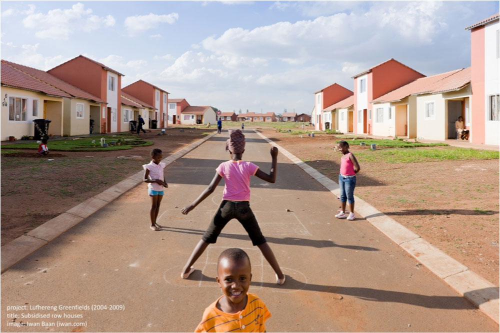 Lufhereng Housing, located West of Soweto, Johannesburg