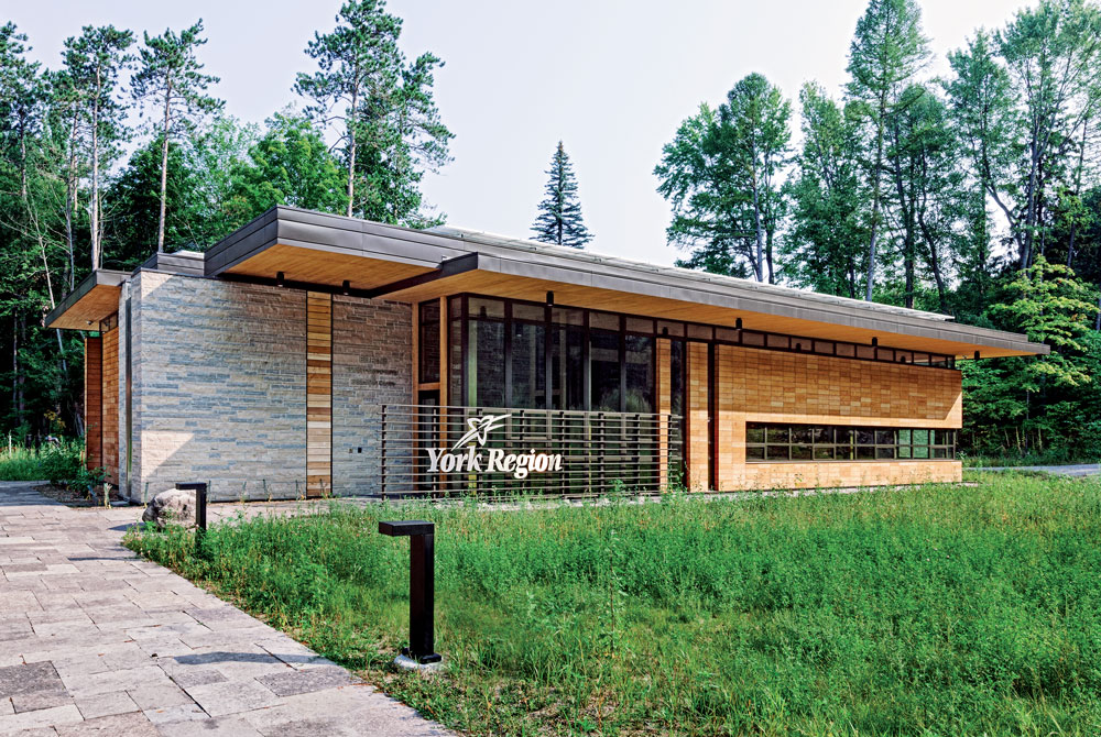 York Region Bill Fisch Forest Stewardship Education Centre South Facade