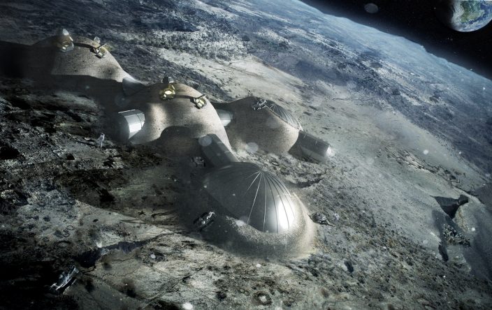Architecture on the moon? Might be possible some day thanks to innovative in-house architectural research – in this case by Foster + Partners.