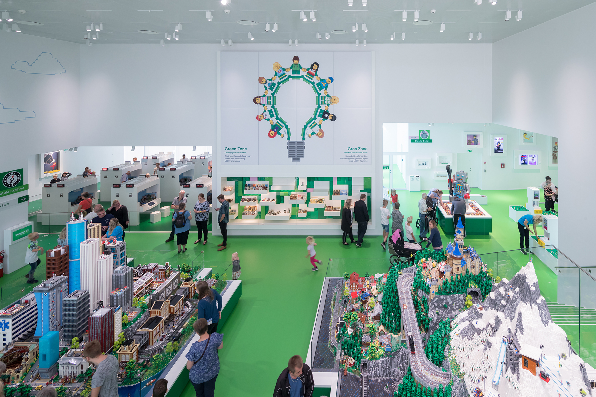 Interior of the LEGO house by BIG - Bjarke Ingles Group