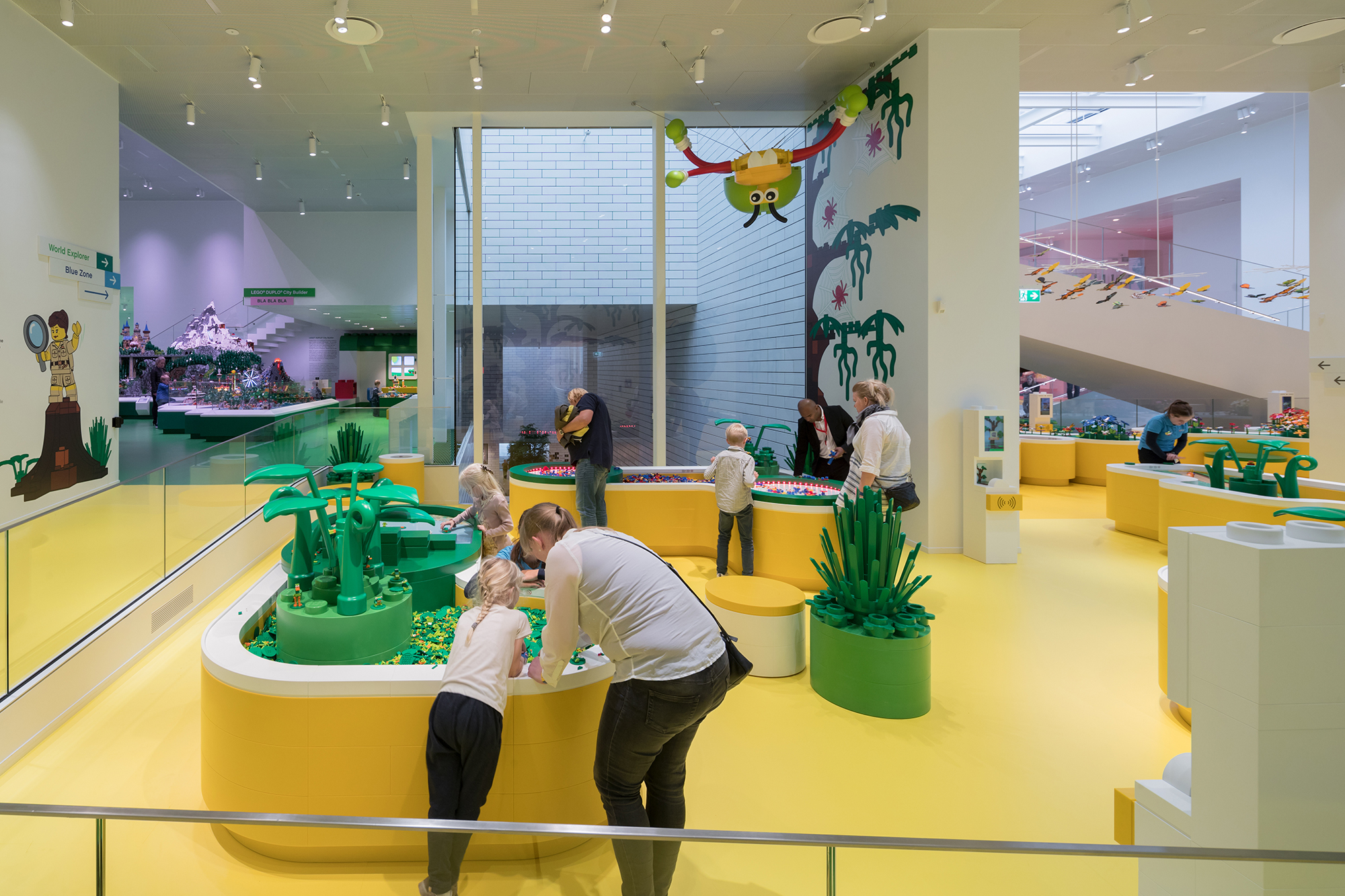 Interior of the LEGO house by BIG - Bjarke Ingles Group