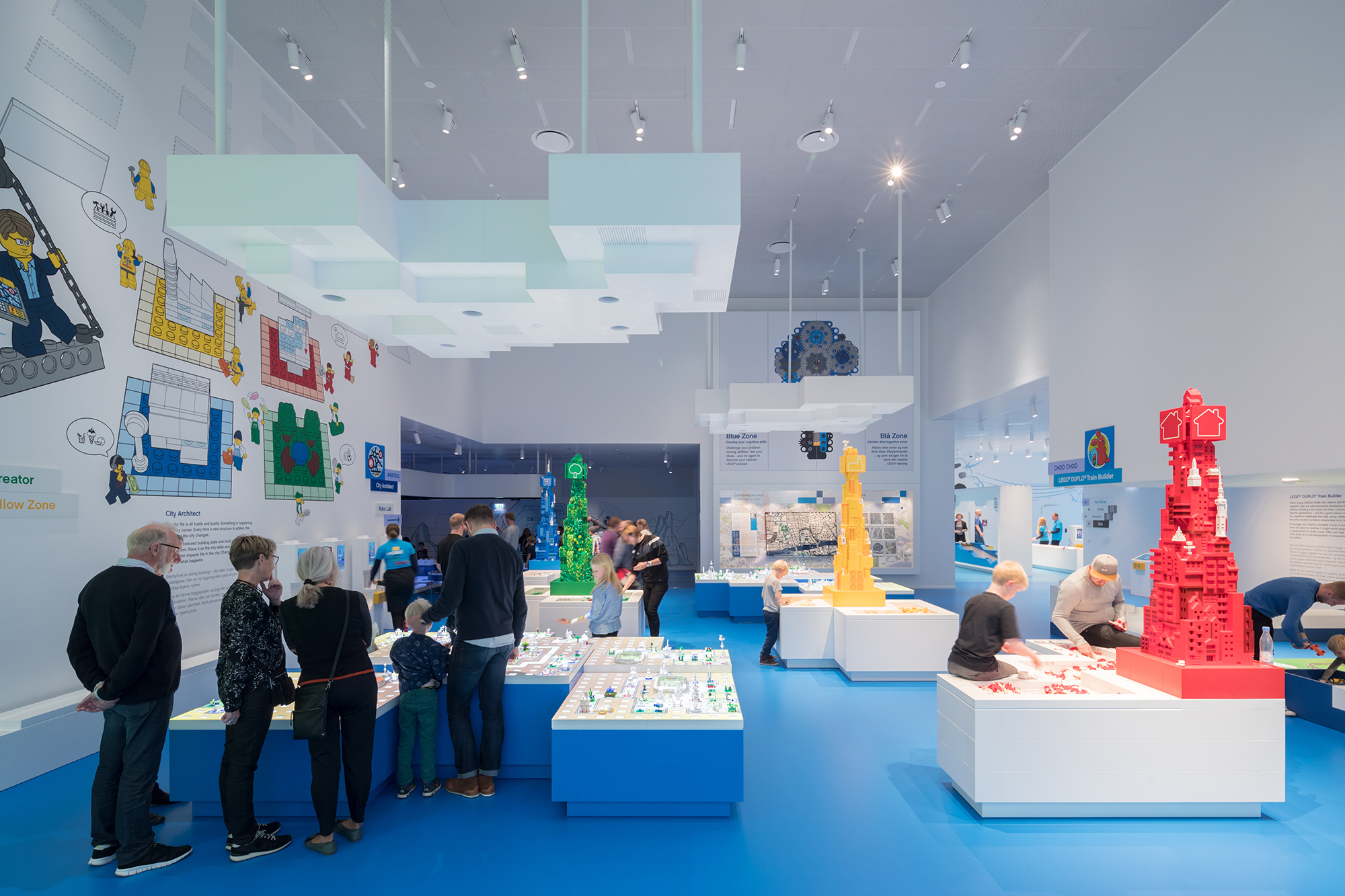 Interior of the LEGO house by BIG - Bjarke Ingles Group