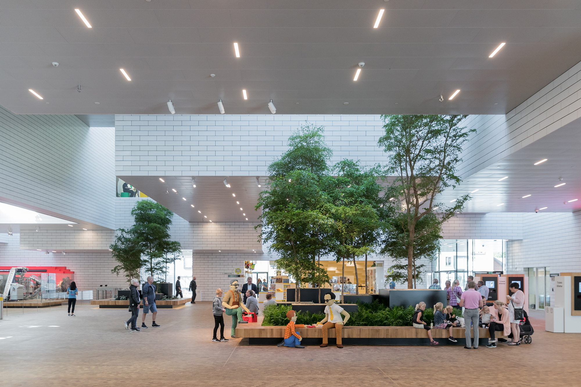 Interior of the LEGO house by BIG - Bjarke Ingles Group