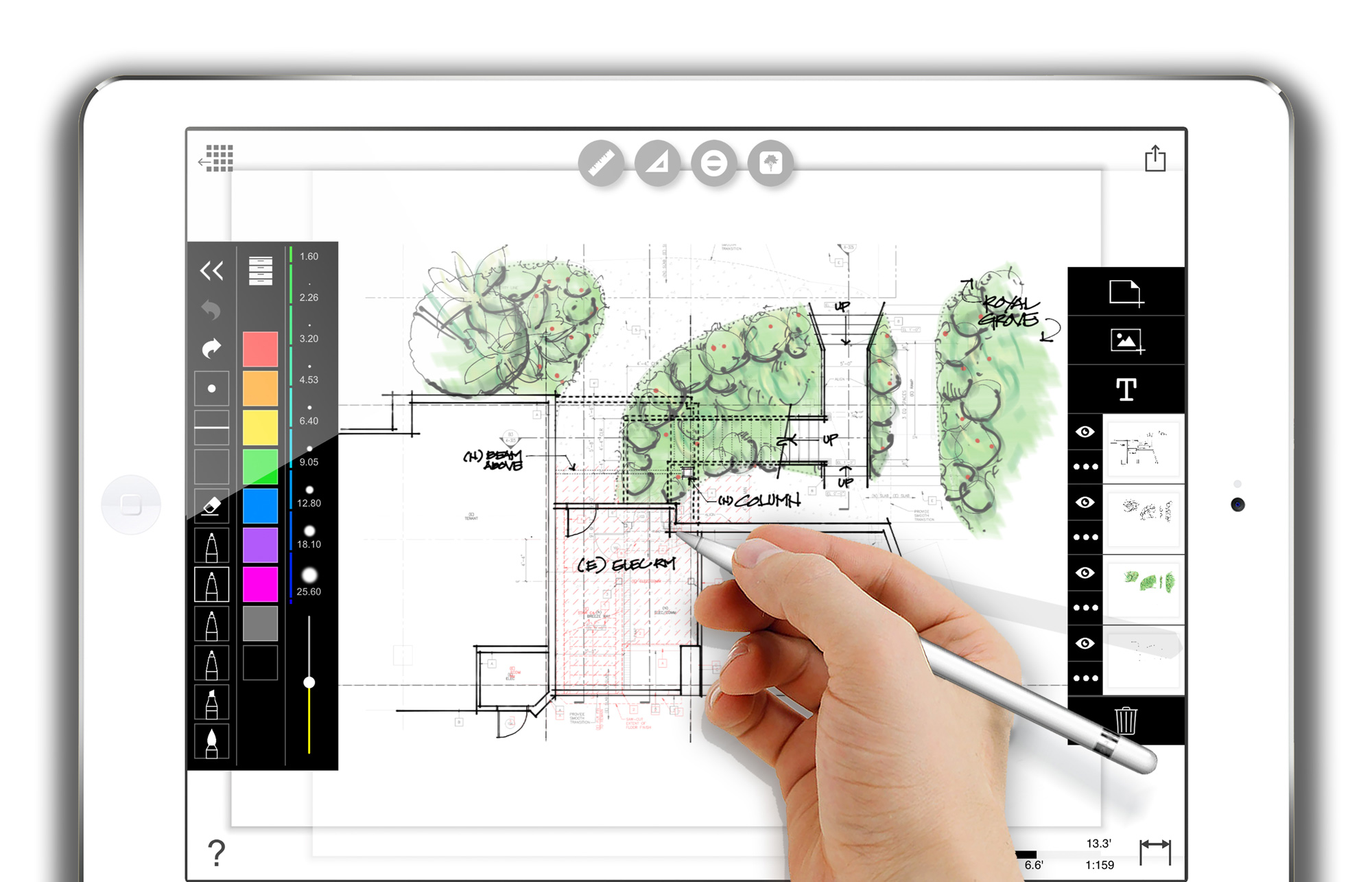 Sketching with Morpholio Trace